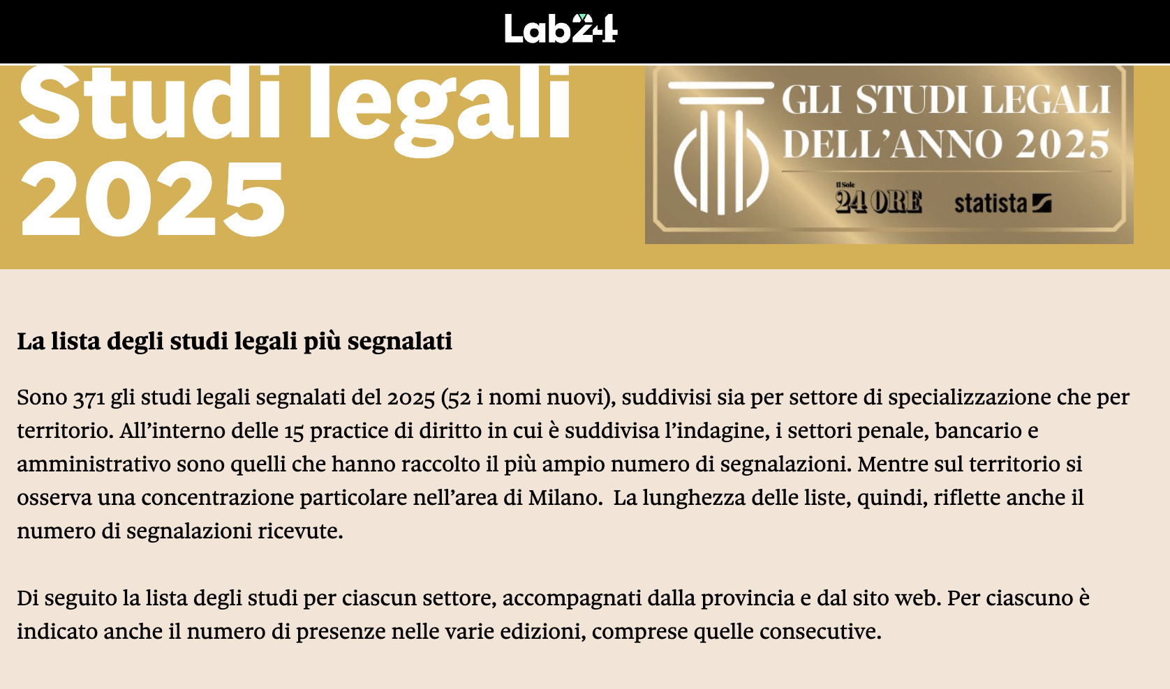 Geremia & Invernizzi Studio Legale tra gli Studi Legali dell’Anno nel settore penale