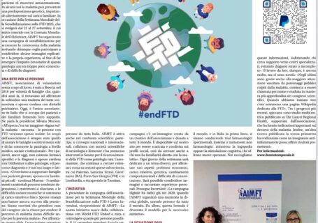 Laura Invernizzi intervistata da La Repubblica per l’impegno nella lotta alla Demenza Frontotemporale